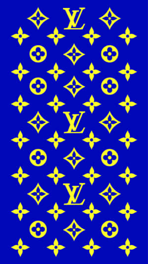 An Iconic Blue Louis Vuitton Handbag, A Classic Addition To Any Fashionable Wardrobe. Wallpaper