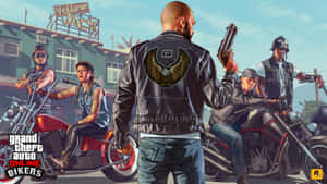 An Incredibly Exciting And Visually Stunning Wallpaper Featuring Gta 5 Wallpaper