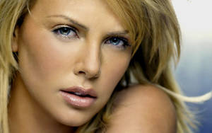 An Intense Gaze — Charlize Theron Wallpaper