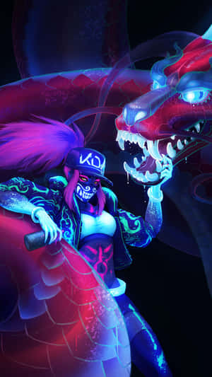 An Off-screen Look At The 'league Of Legends' Phone Wallpaper