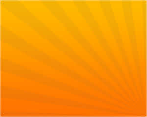 An Orange Sunburst Background Wallpaper