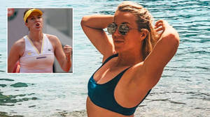 Anastasia Pavlyuchenkova Tennis And Vacation Figure Wallpaper