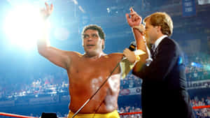 Andre The Giant Wrestlemania 2 Winner Wallpaper