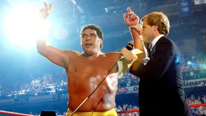 Andre The Giant Wrestlemania 2 Winner Wallpaper