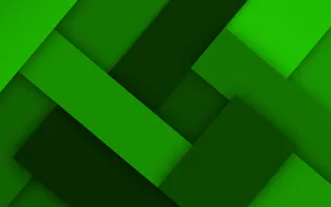 Android Material Design Green Rectangles Wallpaper