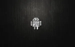 Android Metal Logo Desktop Wallpaper