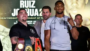 Andy Ruiz Championship Belts Wallpaper