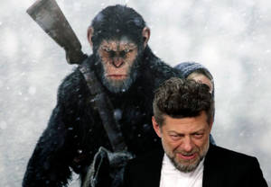 Andy Serkis As Ape Wallpaper