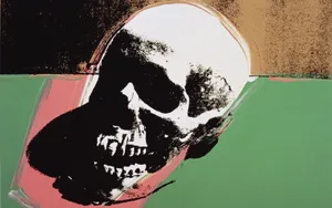 Andy Warhol Skull Wallpaper