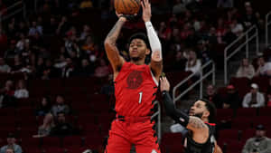 Anfernee Simons Portland Trail Blazers Jump Shot Wallpaper