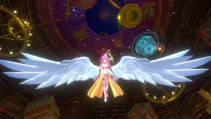 Angelic Vrchat Jibril Wallpaper