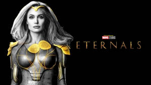 Angelina Jolie Of Eternals Film Wallpaper