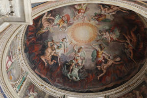 Angels In Heaven Church Dome Wallpaper