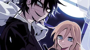 Angels Of Death Rachel And Zack Pastel Wallpaper