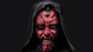 Angry Darth Maul Black Devil Hd Wallpaper