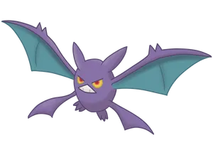 Angry Flying Pokémon Crobat Wallpaper
