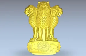 Animated Ashoka Pillar Statue Wallpaper