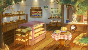 Animated Bakery Art Wallpaper