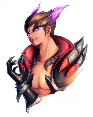 Animated Black Dragon Yu Zhong Wallpaper