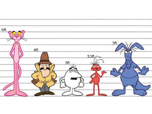 Animated Character Lineup Wallpaper