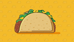 Animated Giant Taco Wallpaper