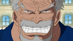 Animated Grizzled Character Smirk Wallpaper