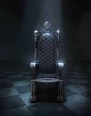 Animated King's Throne Chair Dark Aesthetic Wallpaper