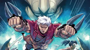 Animated Ninja Warrior Action Wallpaper