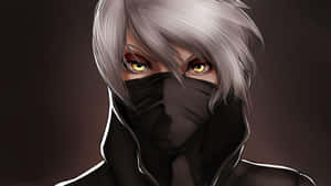 Anime Boy With Black Mask Wallpaper