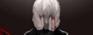 Anime Kaneki Sad Desktop Landscape Wallpaper