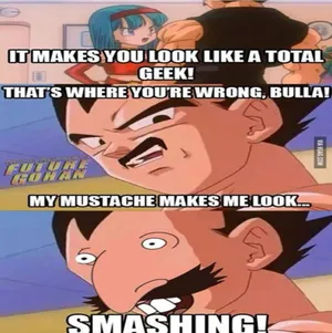 Anime Meme Pfp Smashing Dragon Ball Wallpaper