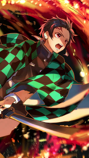 Anime Profile Picture Of Tanjiro Kamado Wallpaper