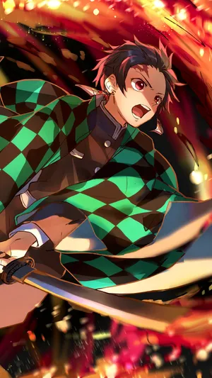 Anime Profile Picture Of Tanjiro Kamado Wallpaper