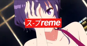 Anime Waifu Michiru Hyodo Supreme Katakana Wallpaper