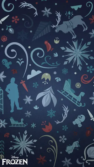 Anna Embarks On A Journey Of Adventure With The Help Of Kristoff Wallpaper