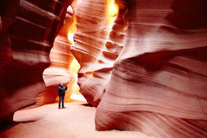 Antelope Canyon Height Wallpaper