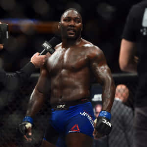 Anthony Johnson Defeated By Daniel Cormier In 2017 Ufc 10 Wallpaper