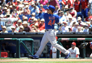 Anthony Rizzo Big Swing Wallpaper