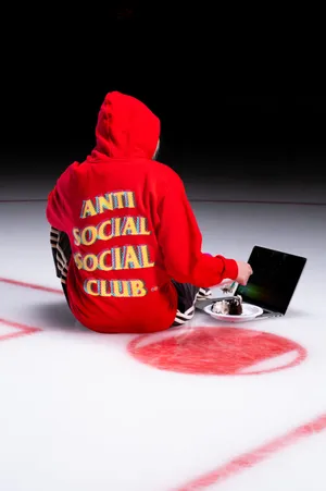 Anti Social Social Club Hoodie And Cake Wallpaper