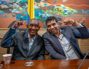 Antonio Cervantes And David Racero In Camara Colombia Wallpaper