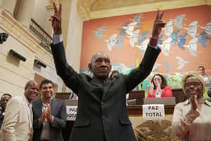 Antonio Cervantes Decorated In Congress Award Ceremony Wallpaper