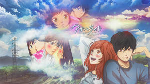 Ao Haru Ride Couple Scenes Wallpaper