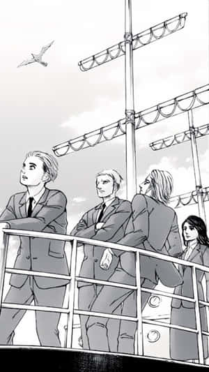 Aot Manga Anime Sketch Wallpaper