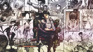 Aot Manga Levi Ackerman Wallpaper