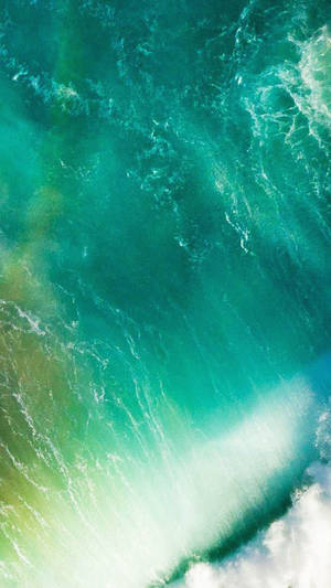 Apple Iphone Default Ocean Surface Wallpaper