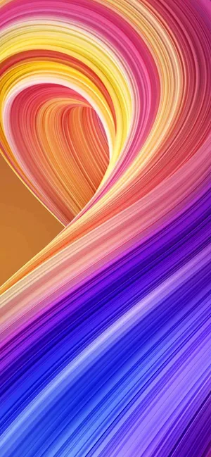 Apple Iphone Xs Gradient Wave Wallpaper