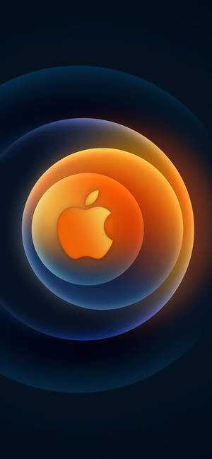 Apple Logo Orbs Iphone 12 Wallpaper