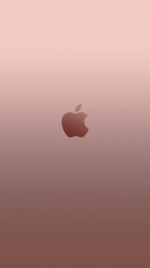 Apple Symbol Rose Gold Iphone Wallpaper