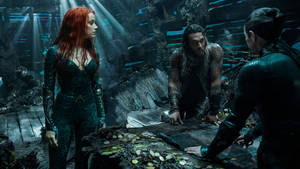 Aquaman And Mera Scene Wallpaper