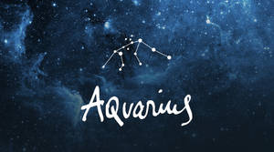 Aquarius Zodiac Night Sky Wallpaper